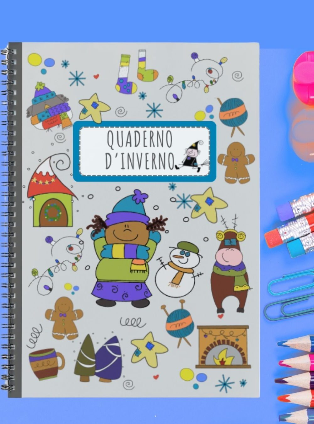 lavoretti invernali per bambini da scaricare gratis